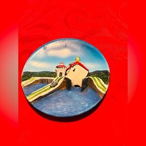 Scenic Canal Art Plate